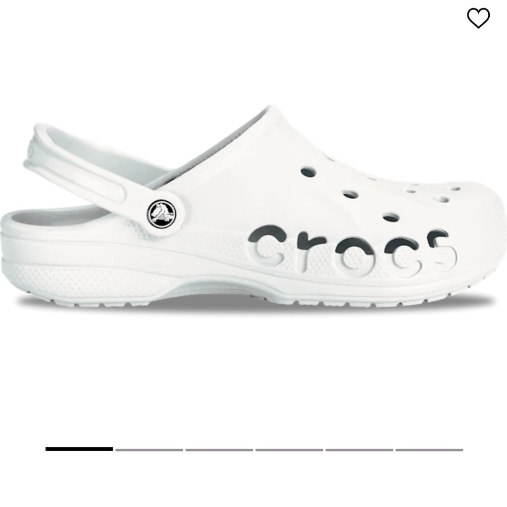 White Crocs Unisex Sz M10/W12